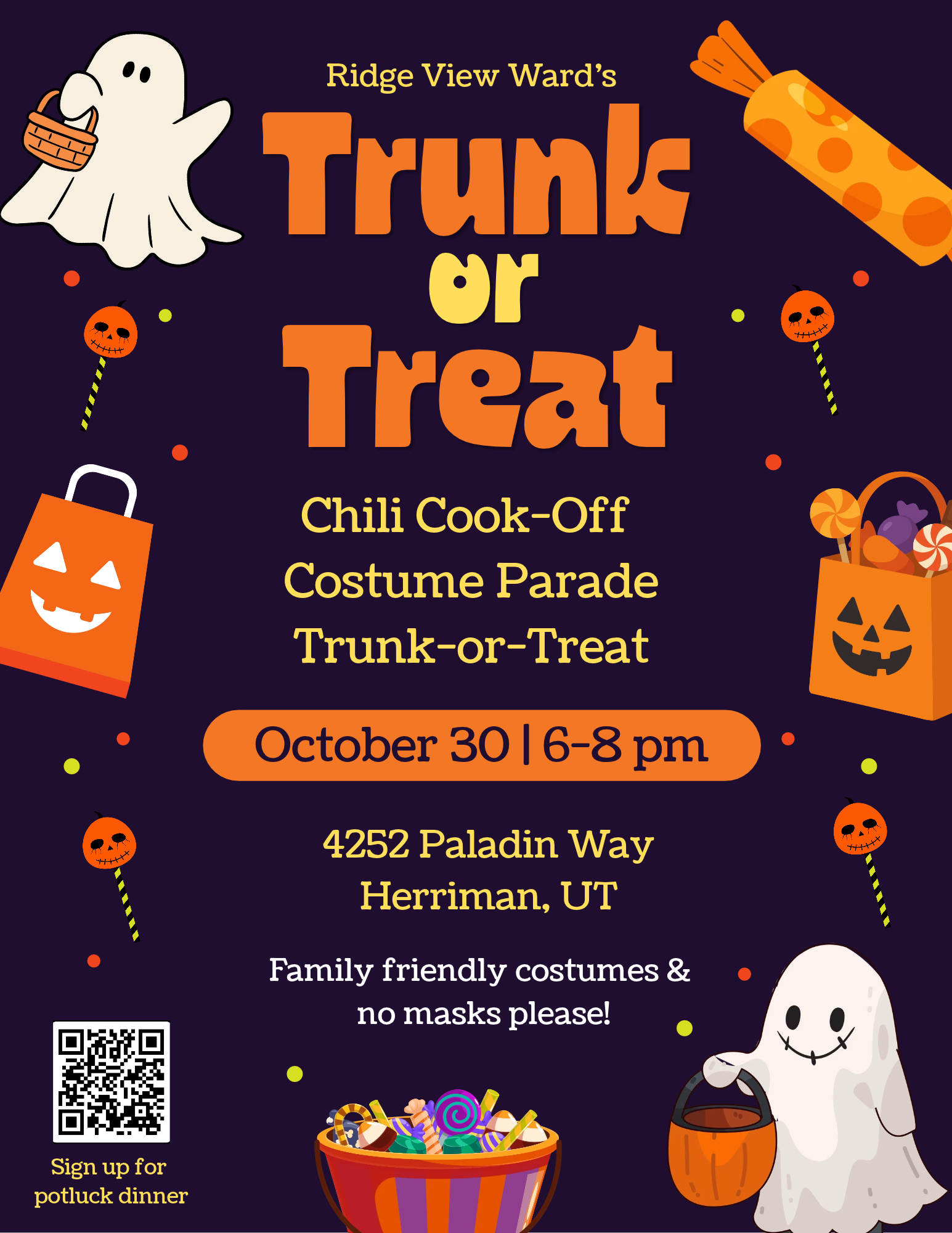 Fall Fest and Chili Cook-Off Flyer